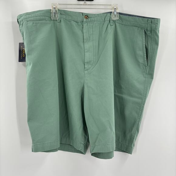 Polo Ralph Lauren 52B Faded Mint Green Classic Fit Chino Khaki Shorts NWT - Picture 5 of 6